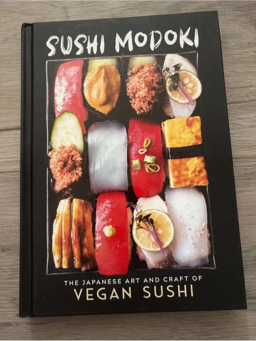 Sushi Modoki Vegan Sushi Cookbook - Black Cover